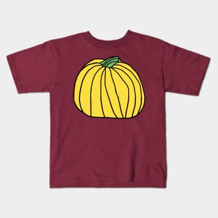 Big Yellow Pumpkin Kids T-Shirt